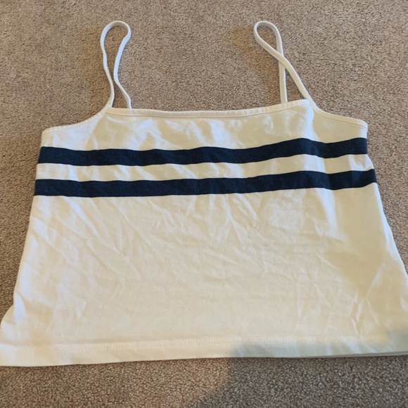 brandy melville blue and white stripe tank top💙🤍 - Picture 2 of 2